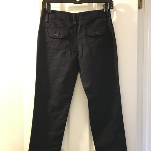 NWOT POLO Girls Blue School Uniform Pants Sz 12 (2 Pairs) - Picture 3 of 4